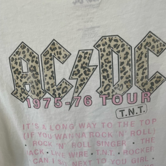 CHEETAH PRINT ACDC TEE - Picture 5 of 7